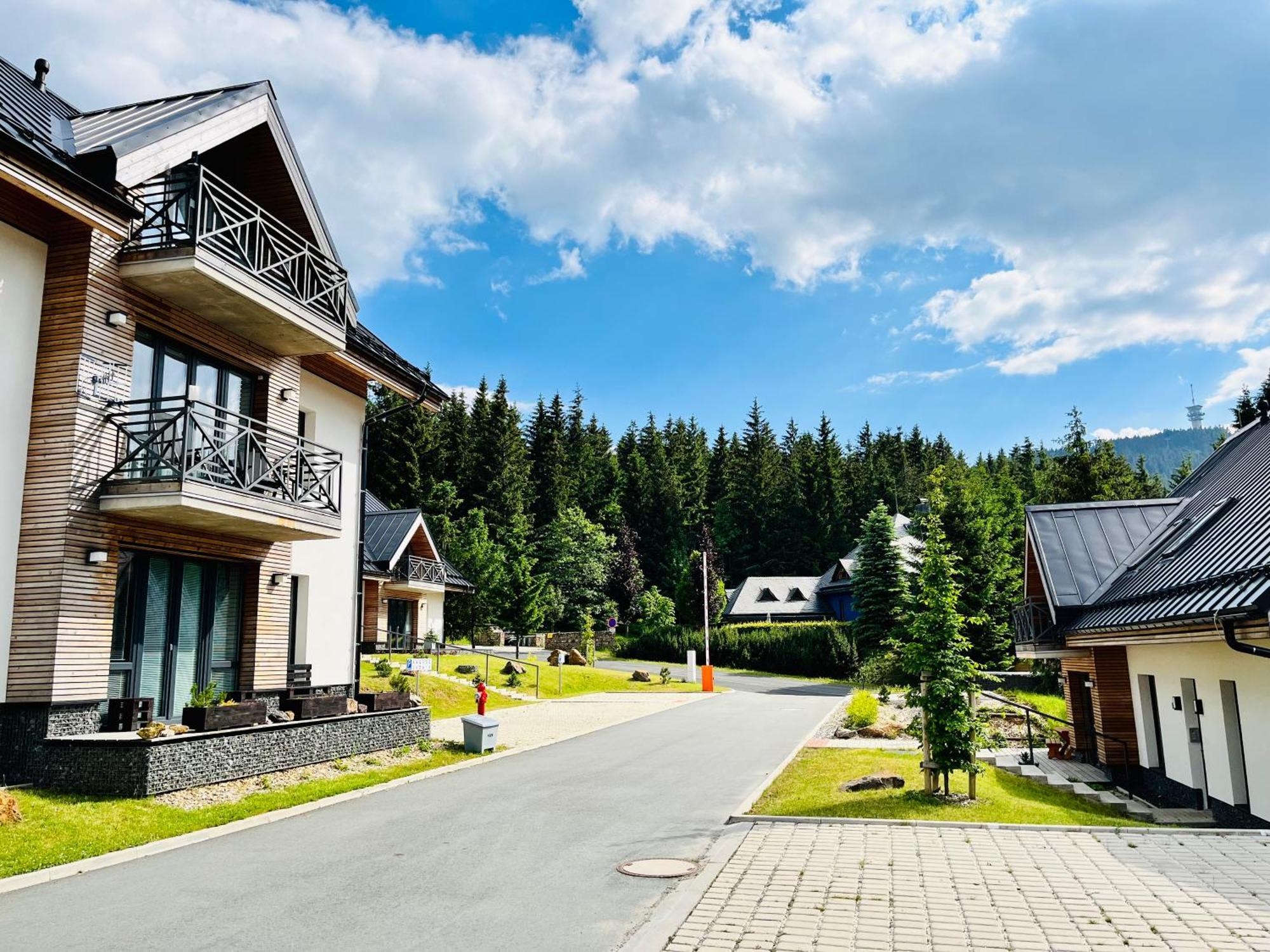 Ski Chalet Klinovec Loučná pod Klínovcem Bagian luar foto