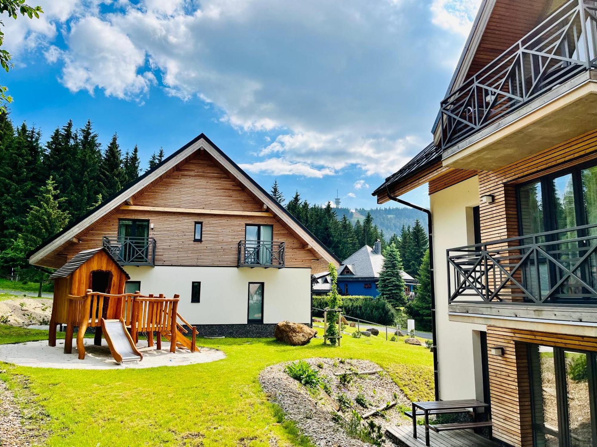 Ski Chalet Klinovec Loučná pod Klínovcem Bagian luar foto